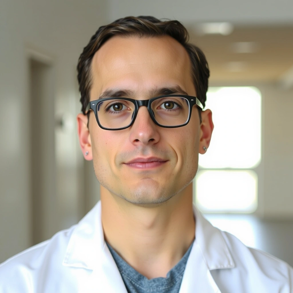 Portrait of Dr. Javier Soto, a biochemist